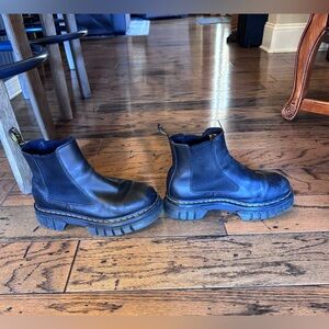 Dr. Martens Black Audrick Platform Chelsea Boot